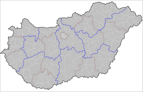 Podziały administracyjne Węgier