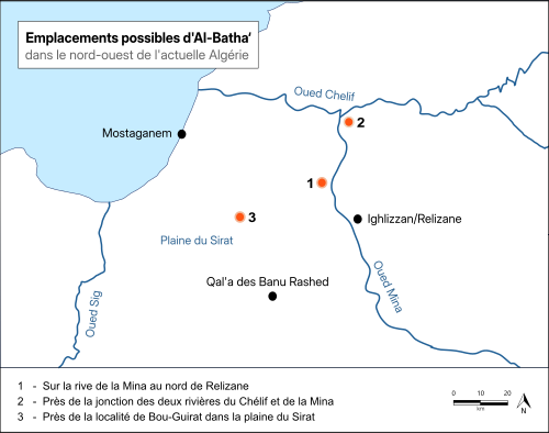 Hipotezy lokalizacji Al-Bathy (francuski)