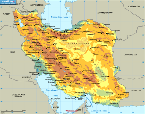 Iran mapa klimatyczna