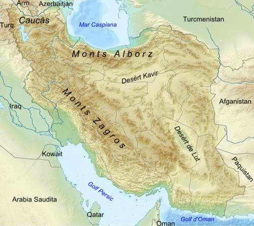 Iran geografia fizyczna