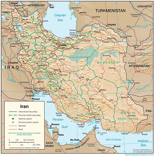 Iran fizjografia