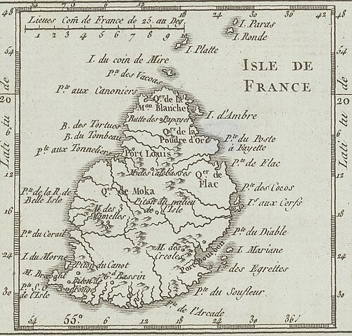 Mapa Île de France z 1792 roku