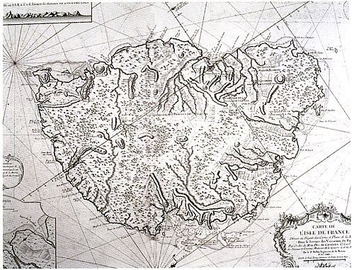 Mapa Wyspy Francji