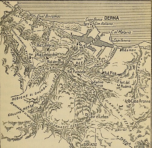 Włochy w Afryce Północnej - raport 1913