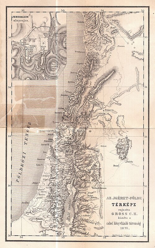 Mapa Izraela