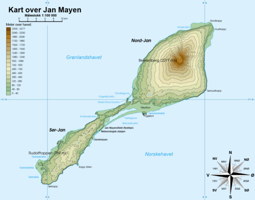 Topografia Jan Mayena