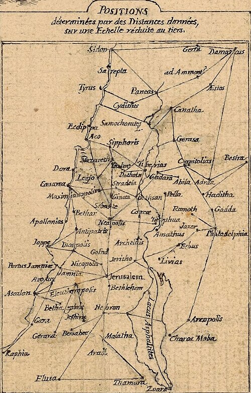 Palestyna. 1767. Dane pozycji