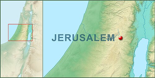 Mapa Jerozolimy 2