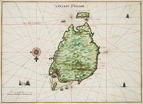 Wyspa Św. Tomasza (Vingboons 1665)