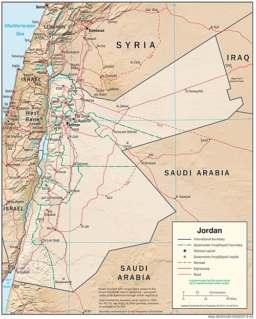 Fizjografia Jordanii