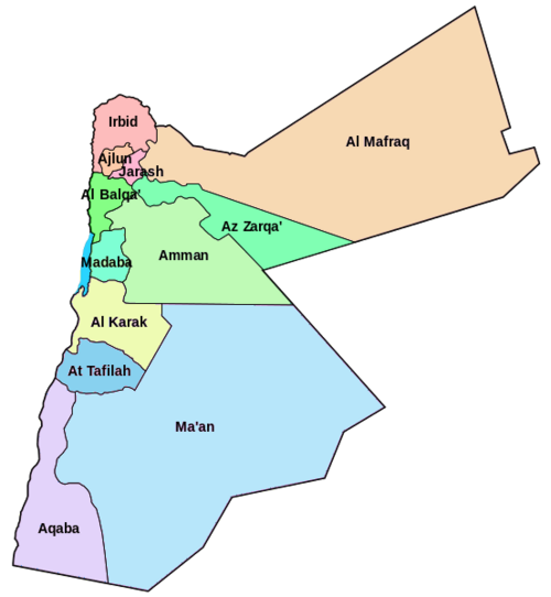 Gubernatorstwa Jordanii