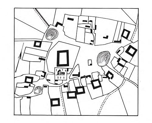 Plan miasta Jyderup 1787