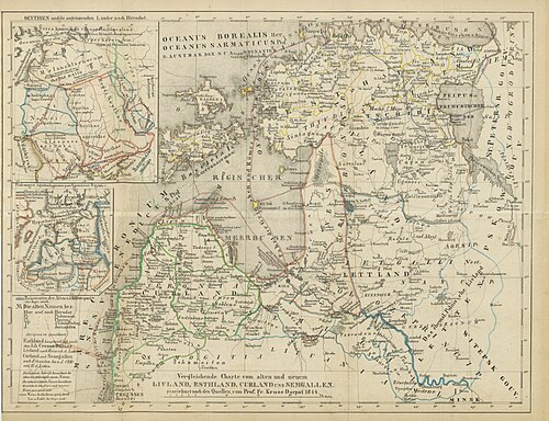 Mapa KRUSE(1846) s.655