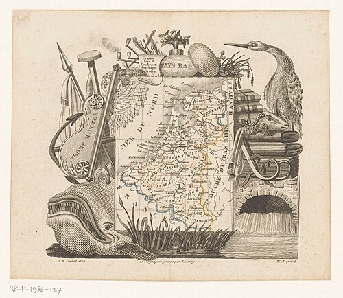 Mapa Niderlandów