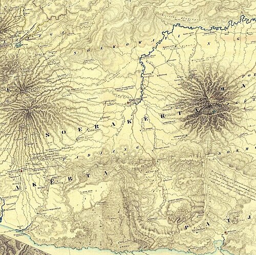 Mapa Jawy – Wydanie topograficzne (Surakarta)