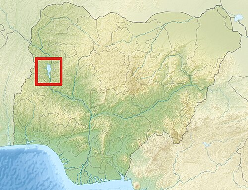 Jezioro Kainji w Nigerii