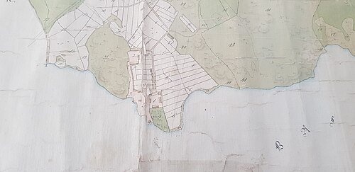 Mapa majątku Boxtorp 1832