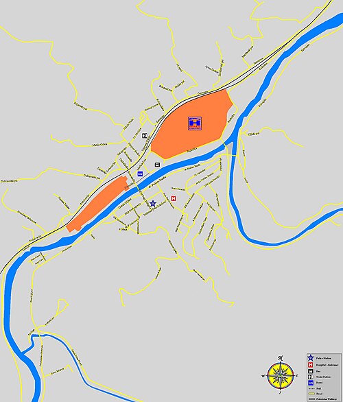 Mapa Zawidowicy