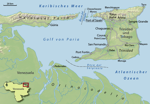 Mapa Zatoki Parii
