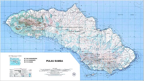Mapa wyspy Sumby