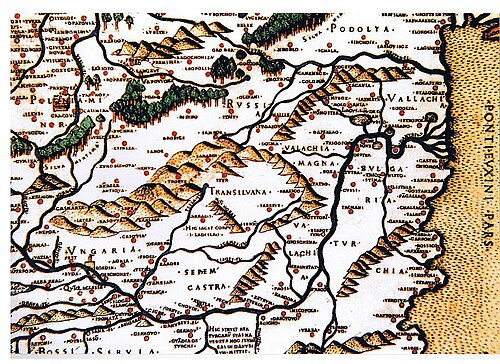 Mapa Marcusa Beneventanusa z 1507
