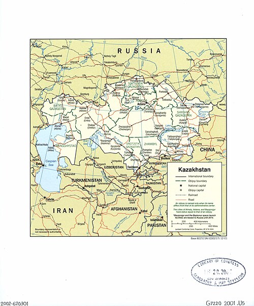 Kazachstan. LOC 2002620301
