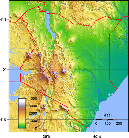 Topografia Kenii