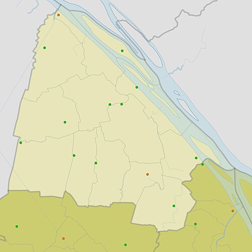 Mapa administracyjna powiatu Kesach