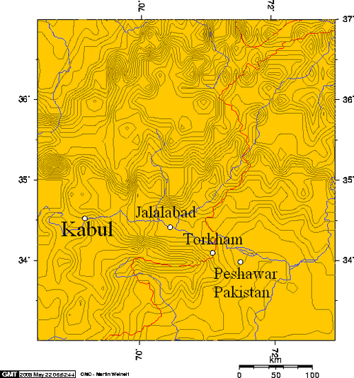 Przełęcz Khyberu, Kabul, Jalalabad
