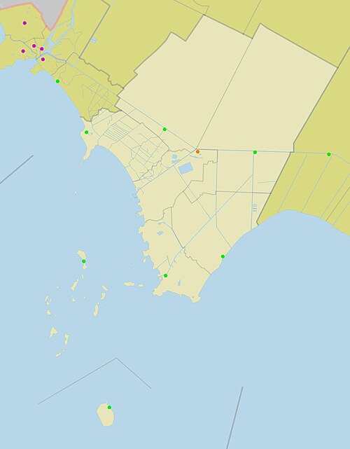 Mapa administracyjna powiatu Kienluong