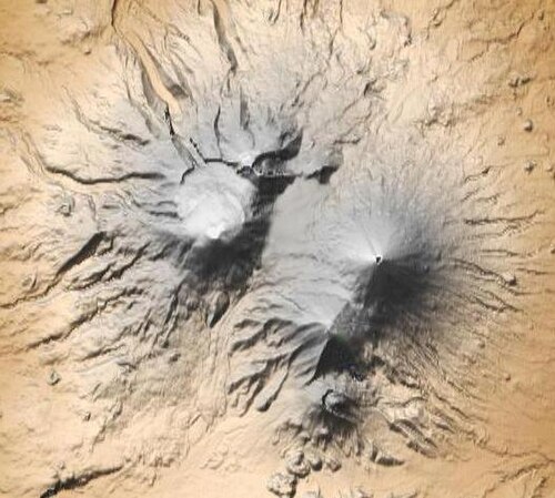 Topografia Wulkanu Kljuczewskiego