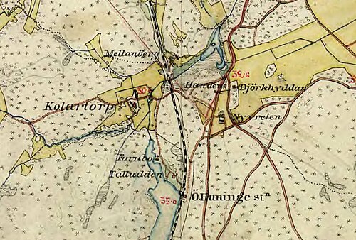 Kolartorp z okolicą 1901