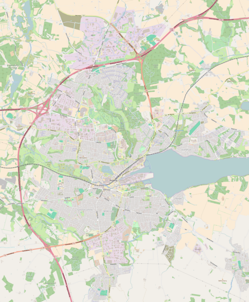 Mapa Koldingu