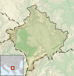 Mapa Kosowa - mały podgląd
