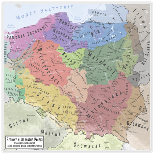 Krainy historyczne Polski