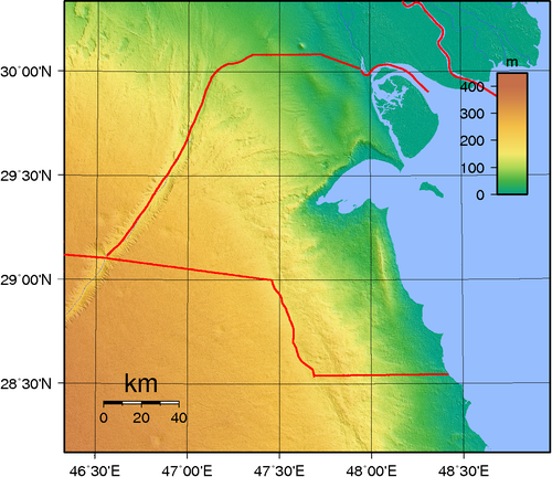 Topografia Kuwejtu