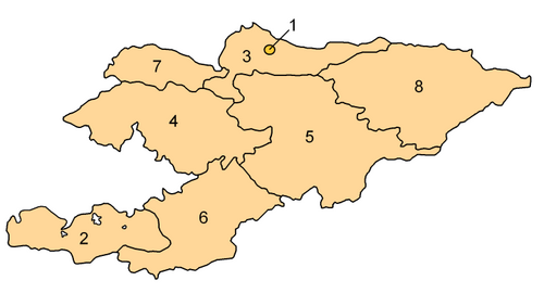 Kirgistan - numerowany