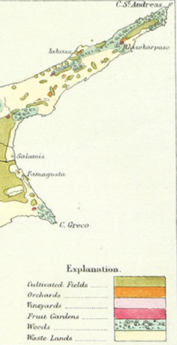 Mapa rolnicza - szczegół