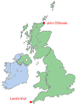 Land's End do John o'Groats