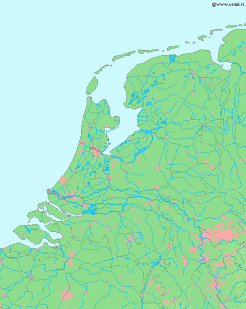 Mapa Demisa Holandii