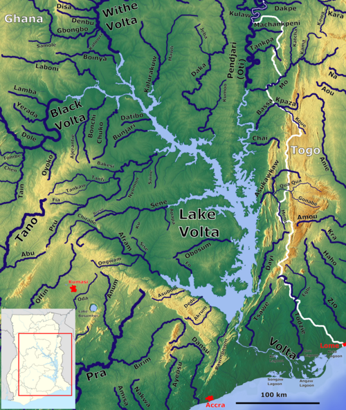 Jezioro Volta OSM