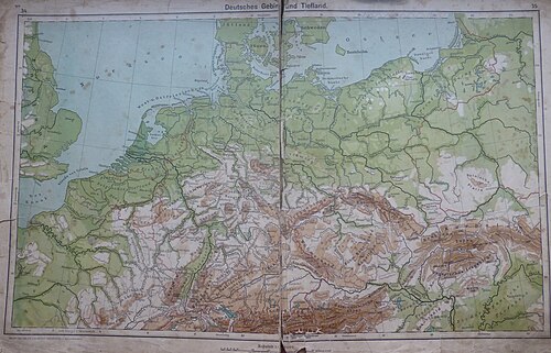 Atlas niemieckich gór i nizin