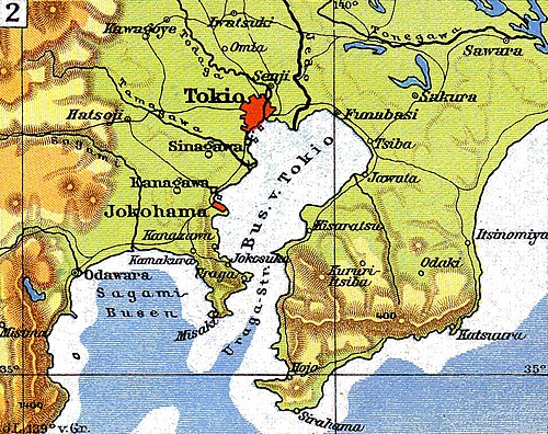 Długa mapa: Saksonia - Azja - Tokio
