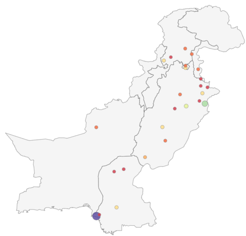 Największe miasta Pakistanu 2023