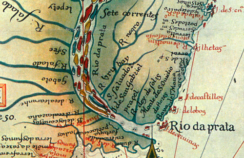 Kapitanie dziedziczne - Mapa Luísa Teixeiry