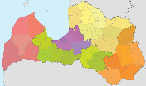Okręgi sądowe Łotwy