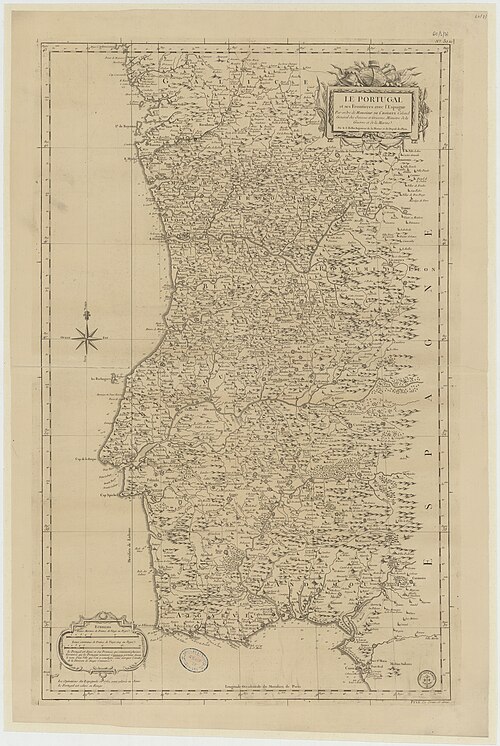 Portugalia i jej granice z Hiszpanią 1762