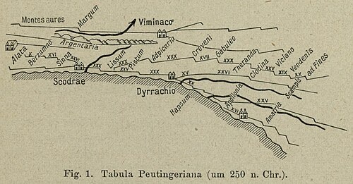 Leibnizer Fig. 1 Tabula Peutingeriana