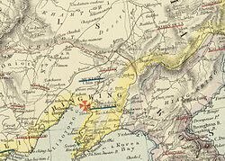 Atlas Letts 1883 - Azja, Liaoning