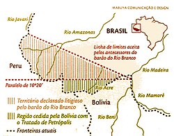 Linia Cunha Gomes i równoleżnik 10°20'